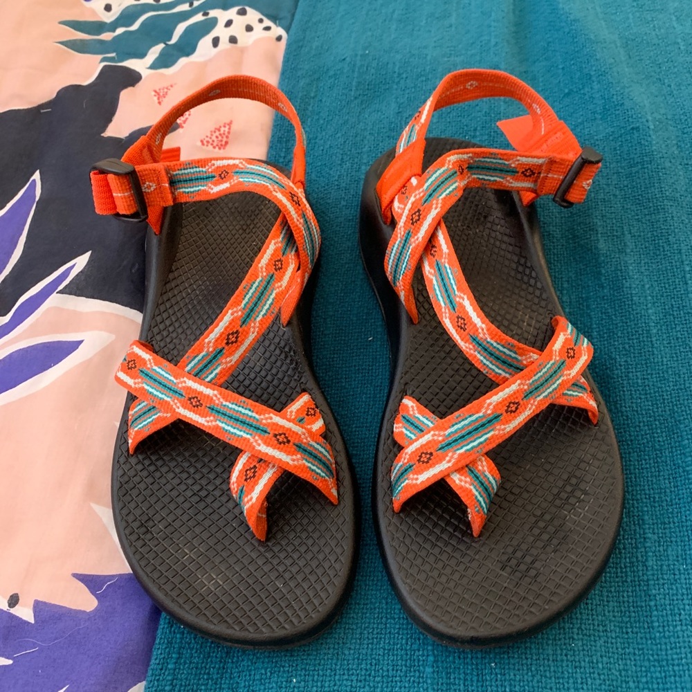 Chaco Z2 Classic Athletic Sandal, Coral Sunrise